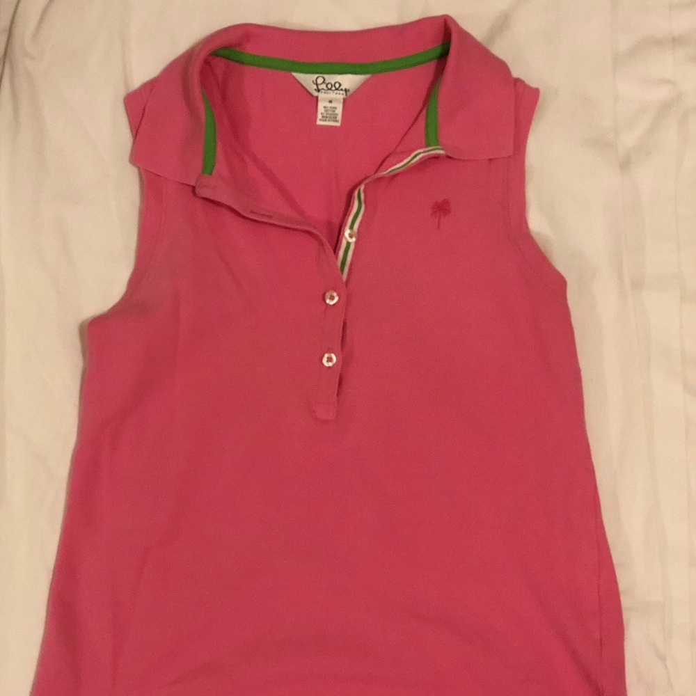 Sleeve less Lilly Pulitzer Polo shirt